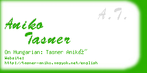 aniko tasner business card